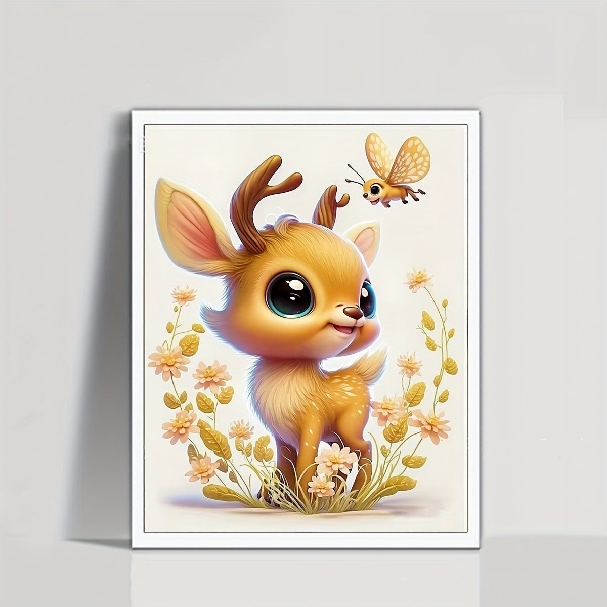 Rhinestone Painting Embroidery Cartoon Animal Deer 5D DIY Picture