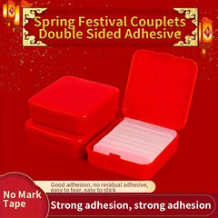 Double-Sided Adhesive Tape 60pcs 120pcs Couplet Non-Marking Household Transparen