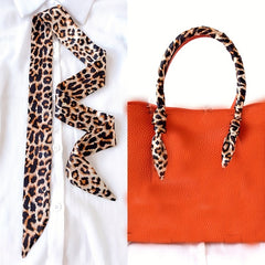 Women Thin Silk Scarf Long Hair Strip Headband Neck...