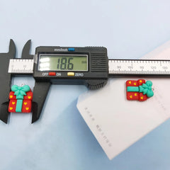 10pcs Christmas Bowknot Resin Charms For Jewelry Making