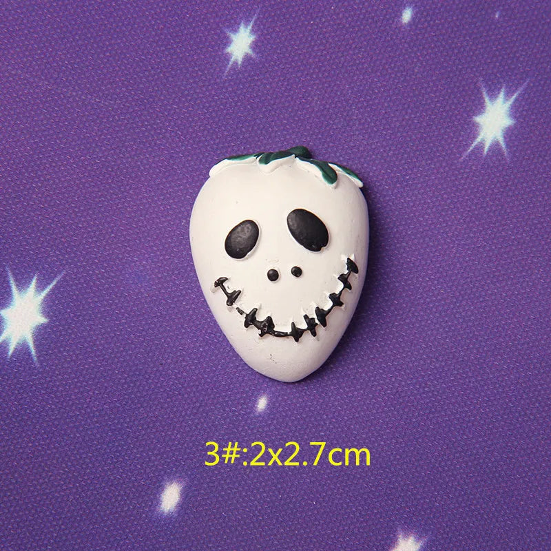 10pcs Halloween Skull Mummy Resin Patch for DIY Crafts R57