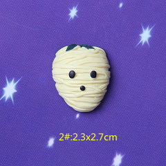 10pcs Halloween Skull Mummy Resin Patch for DIY Crafts R57