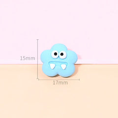 10pcs Halloween Monster Resin Patch DIY Phone Hair Earrings Charms