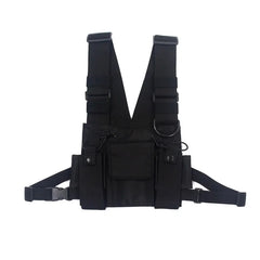 BYBB'S DARK Hip Hop Streetwear Men Tactical Shoulder Bags Chest Rig Bag