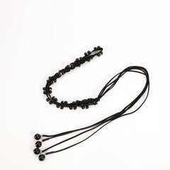Faux Pearl Rope Belt Women's Tie up Style Skirt Waist Chain