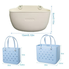 Rubber Beach Bag Organizer Pockets for Summer Fun