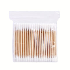 200 pcs Double-headed Cotton Swabs for Hygienic Cleaning