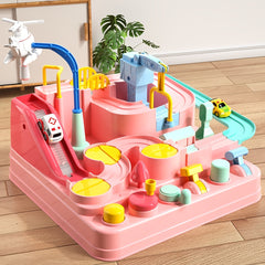Kids Race Track Girls Toy Car Rescue Adventure Toys For Boys Age 3