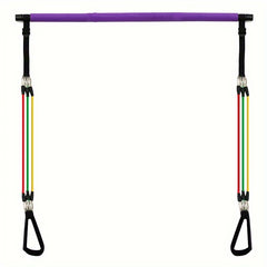 10pcs Pilates Fitness Stick Set Resistance Tension Rope for Body Shaping