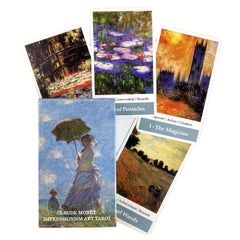 Claude Monet Tarot Deck Impressionism Art Tarot Card with Guidebook