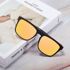 Retro Square Polarized Sunglasses For Men Women