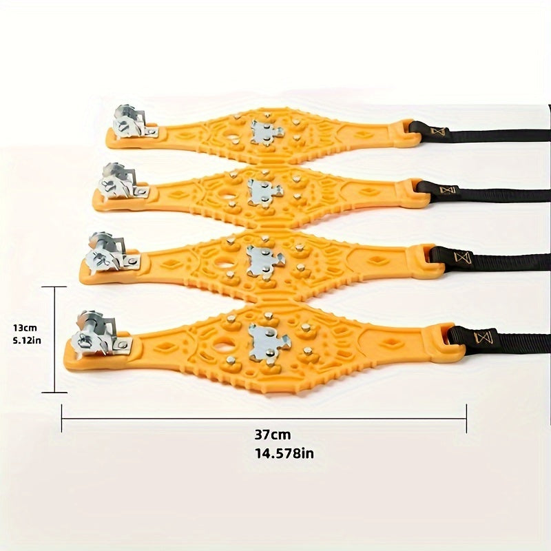 8pcs Anti-skid Snow Chain Tire Chain Emergency Plate