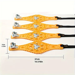 8pcs Anti-skid Snow Chain Tire Chain Emergency Plate