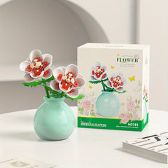 Sunflower & Tulip Building Blocks Toy Set for Kids