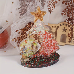 Christmas Tree Display Silicone Mold DIY Heart Shape