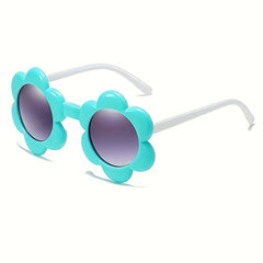 Flower Frame Sun Protection Sunglasses for Boys Girls Teens