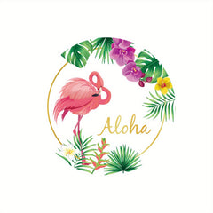 10pcs Flamingo Theme Party Decoration Set - Summer Party Supplies