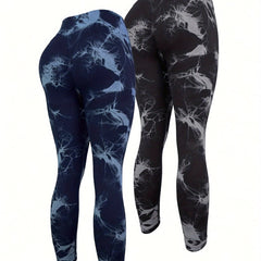 Tie Dye Yoga Pants High Stretch Leggings Women's Activewear