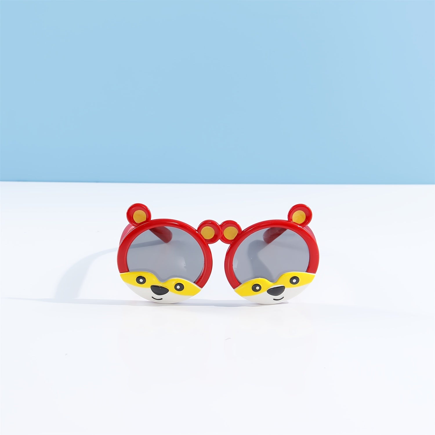 Girls Cartoon Bear Frame Polarized Sunglasses UV Protection Decorative