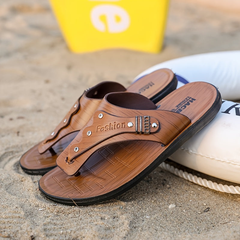 Men's Thong Sandals Casual Non Slip Flip flops Shoes For Indoor Outdoor