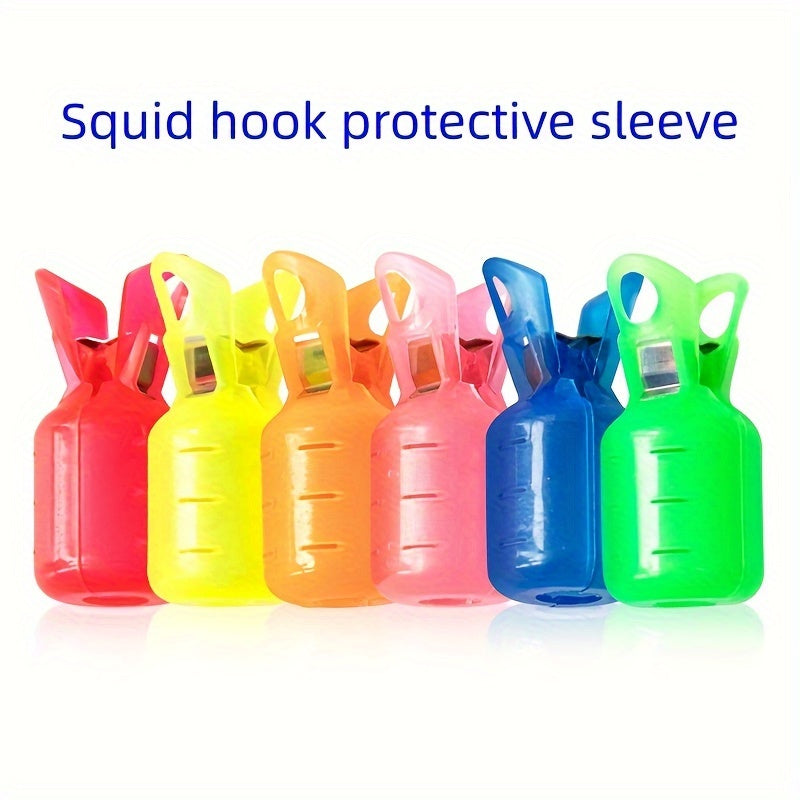 5pcs Squid Hook Protective Cover Sea Fishing Accessories
