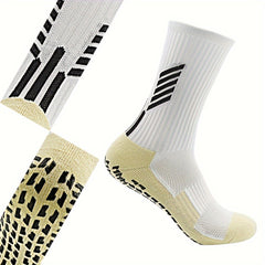 4pairs Breathable Non Slip Soccer Socks Crew Socks