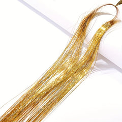 12pcs Tinsel Hair Braiding Rope Glitter Extensions Hair Accessories