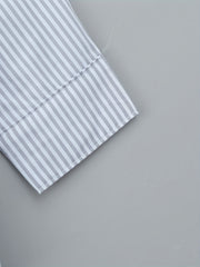 Girls Stripe Creative Top Long Sleeve Lapel Shirt