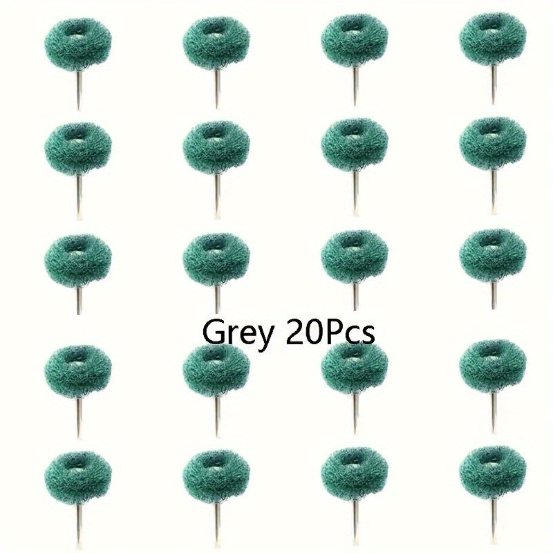 Mini Drill Bit Nylon Abrasive Brush Wire Buffing Polishing Wheel Set