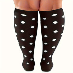 Compression Socks 15-20 mmHg Circulation for Wide Calf