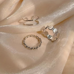 3pcs Adjustable Rings Birthday Holiday Party Gift Set