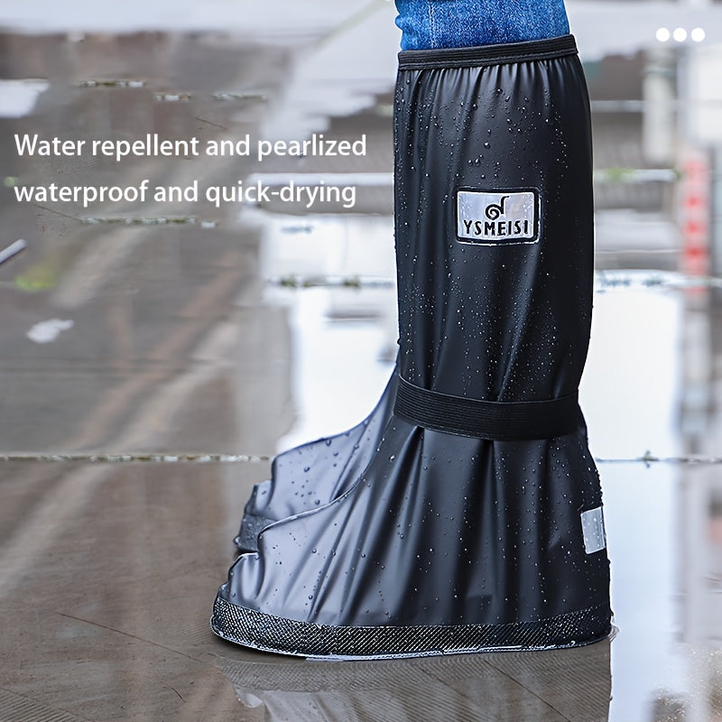 Non Slip Rain Boots Shoe Covers Durable Thick High Shoe Covers For Rain And Snow