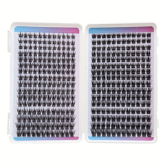 384pcs Lash Clusters DIY Extensions Natural C CurlING Wispy Lashes