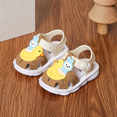 JIAGEYA Cartoon Sandals For Baby Girls Lightweight Anti Slip Sandals