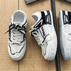 Men's Platform Skate Shoes Lightweight Non slip Sneakers