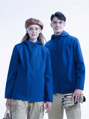 Women's Soft Shell Hooded Jacket Waterproof & Windproof