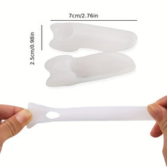 Little Toe Pinkie Corrector Hallux Valgus Silicone Guard Foot Care Separator
