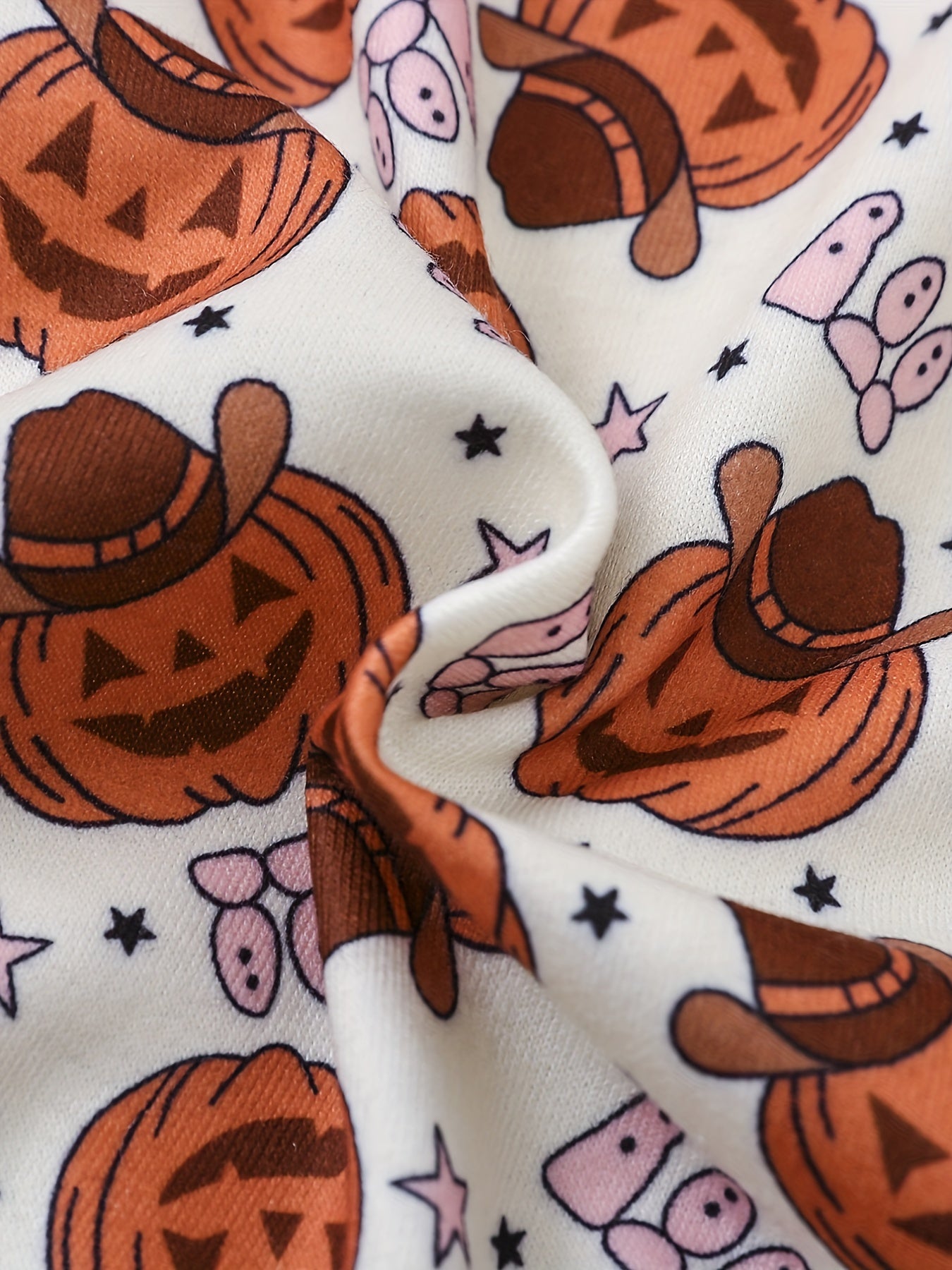 Halloween Pumpkin Printed Baby Sweatshirt