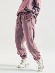 Stylish Drawstring Pockets Jogger Pants for Women