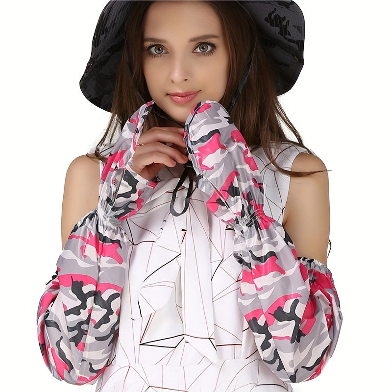 Camouflage Sunscreen Long Sleeve UV Protection Arm Protection
