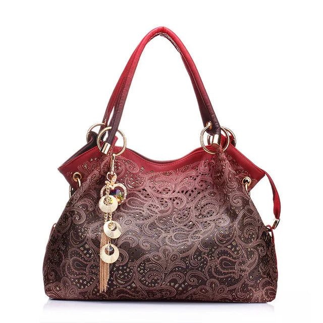 Women Handbag Hollow Out Large Tote Bag
