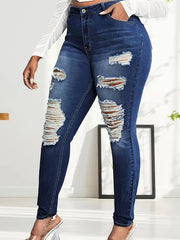 Women's Plus High Rise Skinny Jeans