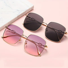 Square Frame Sunglasses for Men UV Protection