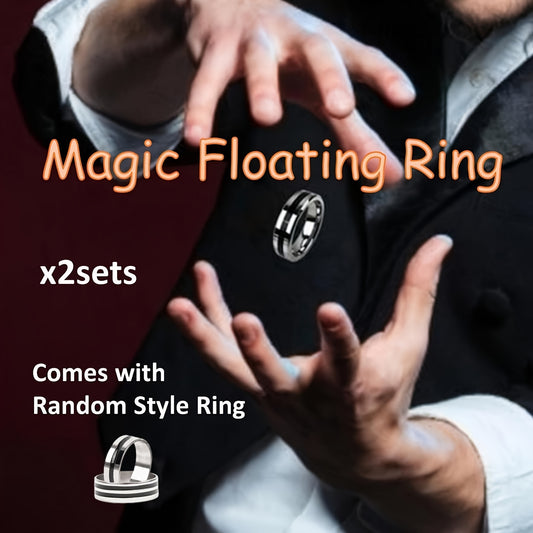 Floating Ring Invisible Thread & Wax Set Close Up Magic Trick
