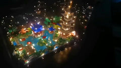 2943pcs Qinli Lake Scenery Building Blocks Model Toy Ideal Gift