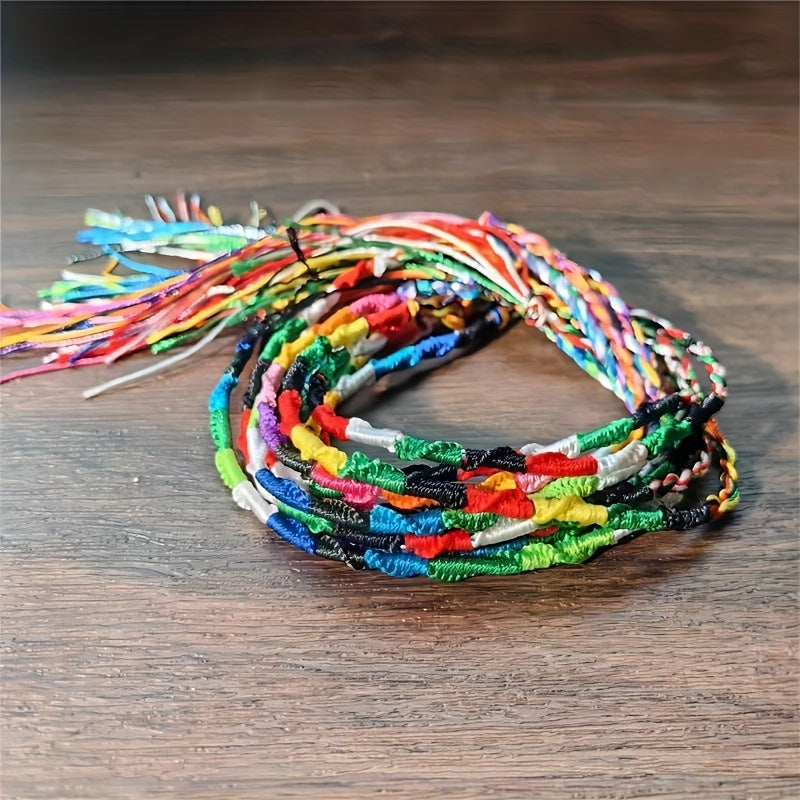 110pcs Friendship Bracelet Rainbow Chain For Parties
