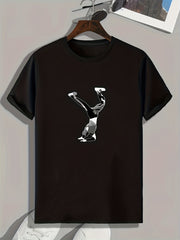 Dancer Graphic Tee for Men Casual Summer Shirt