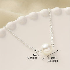 Stunning Pearl Charm Necklace for Badass Besties