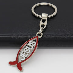 Fish Keychain Metal Charm Pendant Decoration Gift