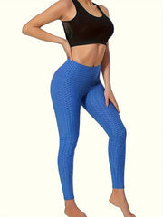 High Waist Honeycomb Butt Lifting Leggings